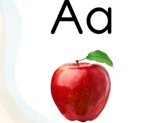 Photo Alphabet Frieze - Neutral Rainbow Background