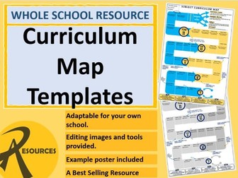 Generic Curriculum Map Template: Editable for all Subjects