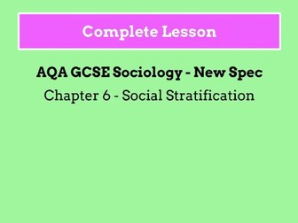Lesson 20 - Sociological Perspectives on Poverty