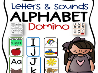 Letters and Sounds Alphabet Domino