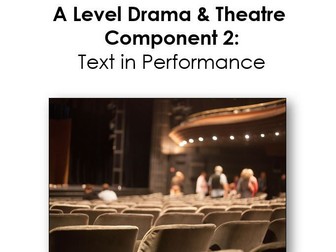 Drama and Theatre A Level - C2 Workbook