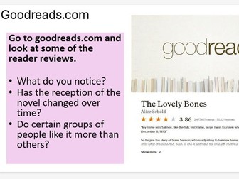 THE LOVELY BONES - CONTEXT