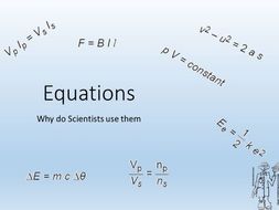 Physics Equations Uses and Understanding AQA 2019 | Teaching Resources