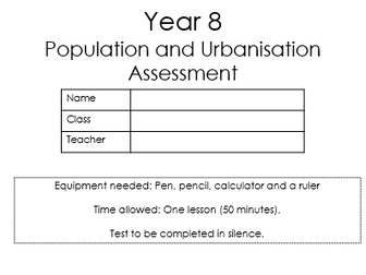 Population and Urbanisation Assessment