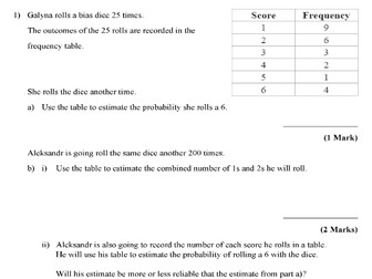 Experimental Probability