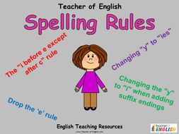 spelling rules ks2 teaching resources