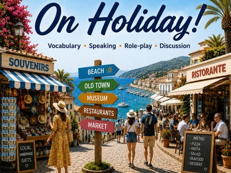 B1 Holiday English – Speaking & Vocabulary