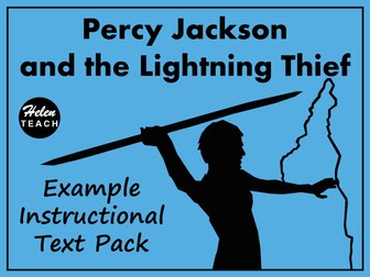 The Lightning Thief Instructions Example Text Pack