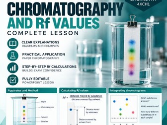 Pearson Edexcel iGCSE Chemistry 4XCH1 | Chromatography & Rf Values | Complete Lesson