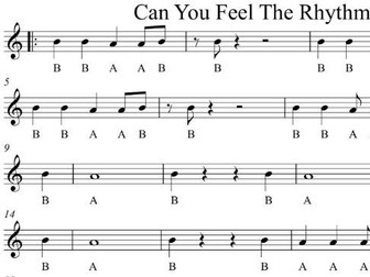 Can You Feel the Rhythm (B & A version)