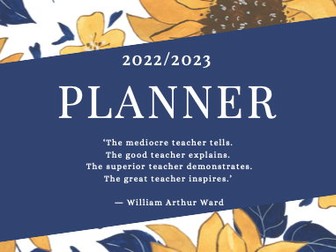 Digital Teacher Planner 2022/23