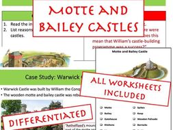 Motte and bailey castles primary homework help