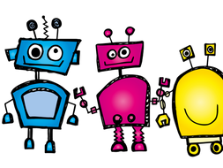 French Interactive Quiz: Greetings Robots Theme