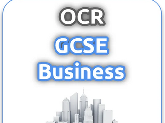 OCR GCSE BUSINESS REVISION BOOKLETS
