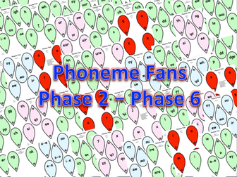 Phoneme Fans for Phases 2-6
