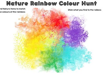 Nature Rainbow Colour Hunt