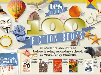 100 fiction books all students should read before leaving secondary school