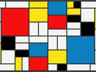 Primary and Secondary Colours and Piet Mondrian KS1 Art