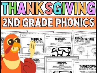 2nd Grade thanksgiving Phonics | November Morning Work