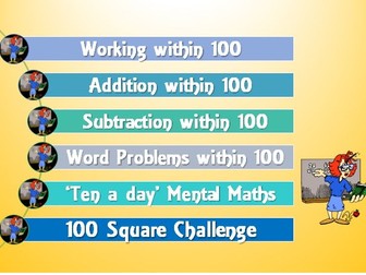 Numeracy - Working within 100 ( a comprehensive unit of work)