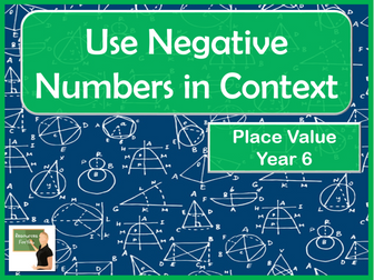 Maths-Using negative numbers in context- Year 6