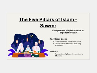 Sawm (fasting) GCSE lesson