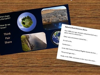Year 5 Space Lesson 2 - The Earth is a Sphere - Cross-curricular Science/English