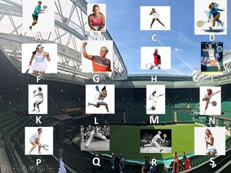 Tennis Based Quiz Template