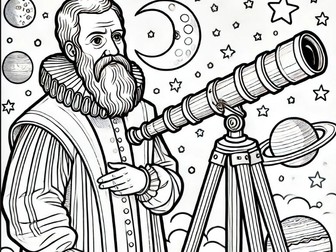 Galileo Lesson and Colouring Sheet