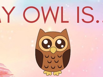 My Owl Is...  Simile Introduction Poetry lesson