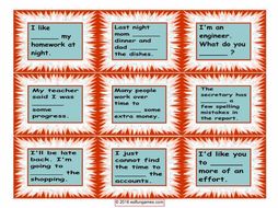 Do versus Make Card Game 4 Pages = 36 Cards