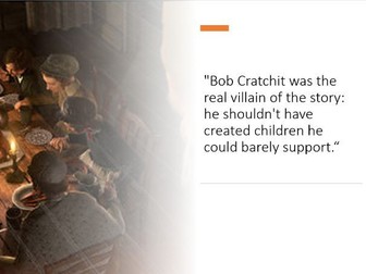 A Christmas Carol controversial statements for discussion