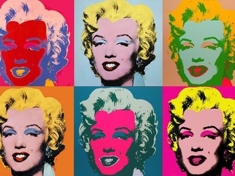 Pop Art described, in quotes of Andy Warhol & Roy Lichtenstein + images American art history