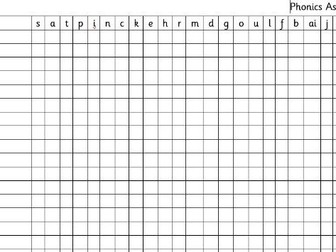 Jolly Phonics Phase 1 Assessment Grid