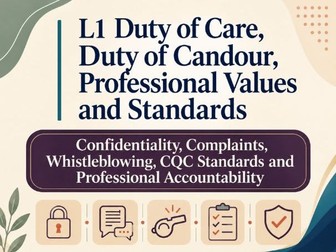 TLevel Health Duty of Care & Professional Practice