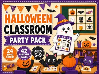 Boo’s Halloween Classroom Party Pack