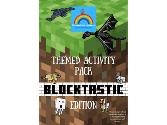Blocktastic Activity Pack - cross-curricular activities inspired by Minecraft (70 pages)
