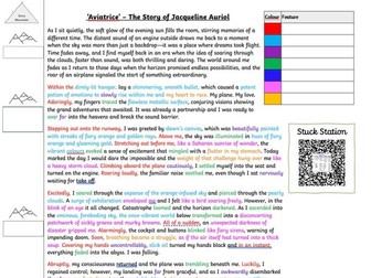 Year 6 Flashback Narrative - L'Aviatrice WAGOLL
