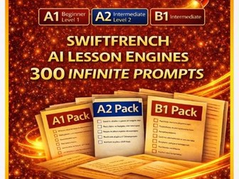 SwiftFrench Bundle - A1, A2 & B1 AI Prompts
