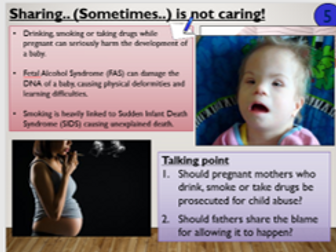 KS3 Drugs and alcohol during pregnancy