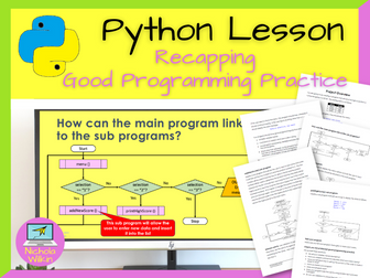 Python Recapping Good Programming Practice