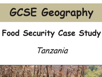 Case Study Booklet and Mark Scheme: Tanzania