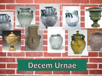Ten Green Bottles in Latin (decem urnae) ppt