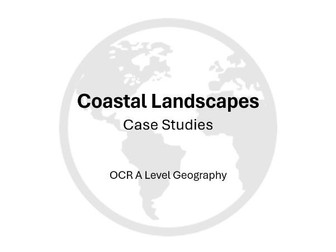 Coastal Landscapes Case Studies Summary