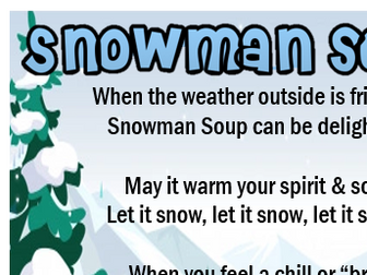 Christmas gift (snowman soup)