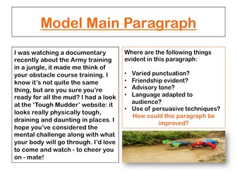 English language component 1 answers image