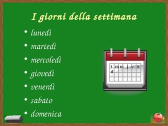 Data (Date in Italian) PowerPoint