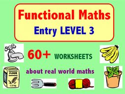 Functional Maths Entry Level 3 | Teaching Resources