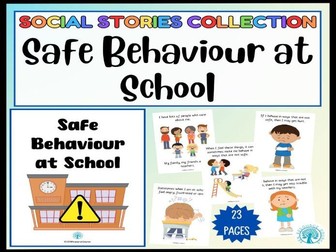 Safe Behaviour at School Social Story