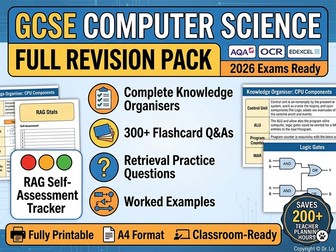 GCSE Computer Science 2026: Full Revision Bundle